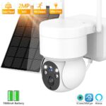 CAMERA SOLAR WIFI AVEC BATTERIE HD 1080 OUTDOOR
