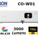 Datashow Epson VIDEO PROJECTEUR CO-W01 WXGA ( 1366 x 768 ) 3LCD 3000Lum Lampe12000h